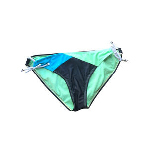 Hot water
Women's bikini bottoms
Black, neon green, neon blue
Medium
Made in chi